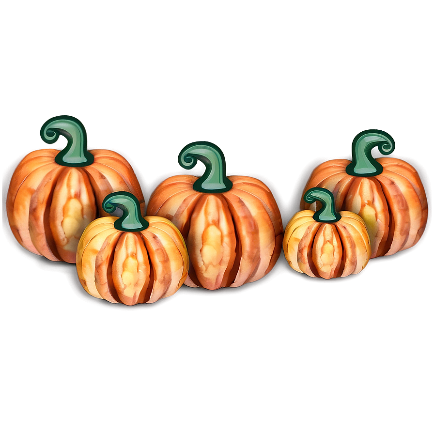 Autumn Pumpkin Decor Png 04292024