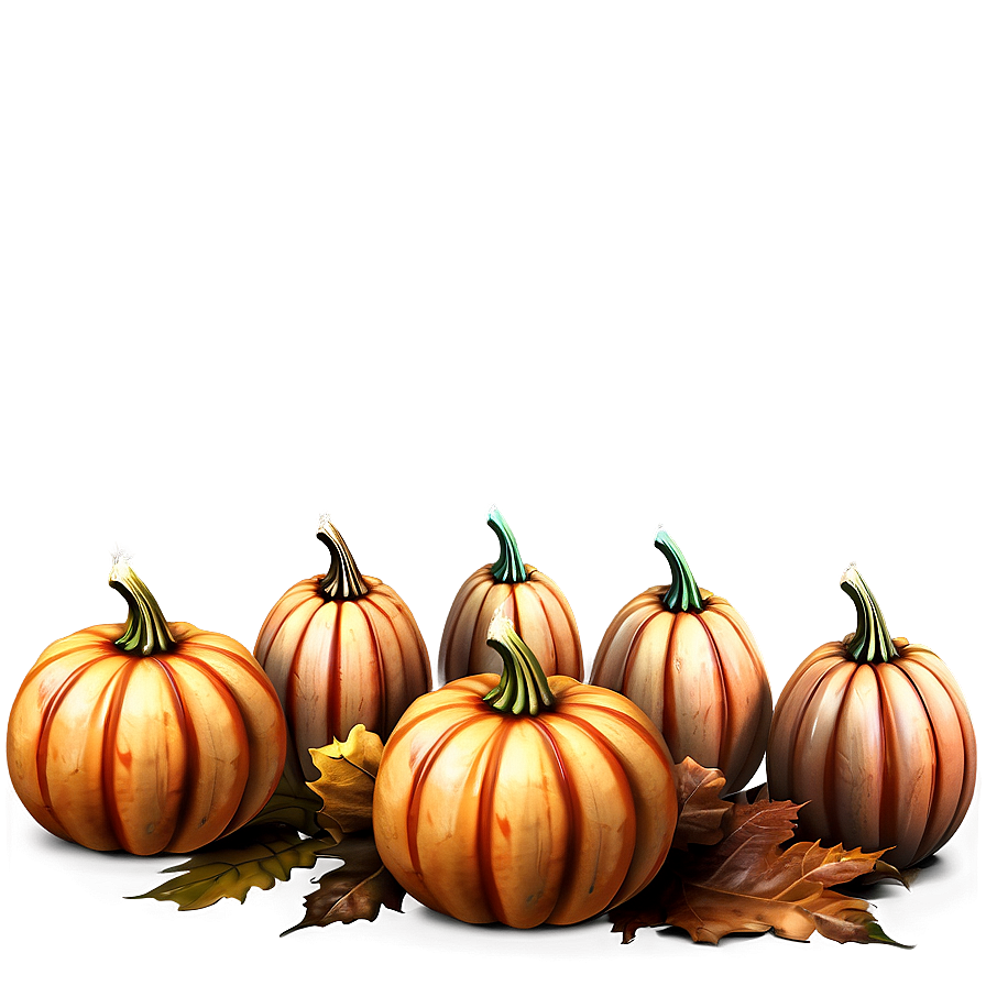 Autumn Pumpkin Decor Png 32