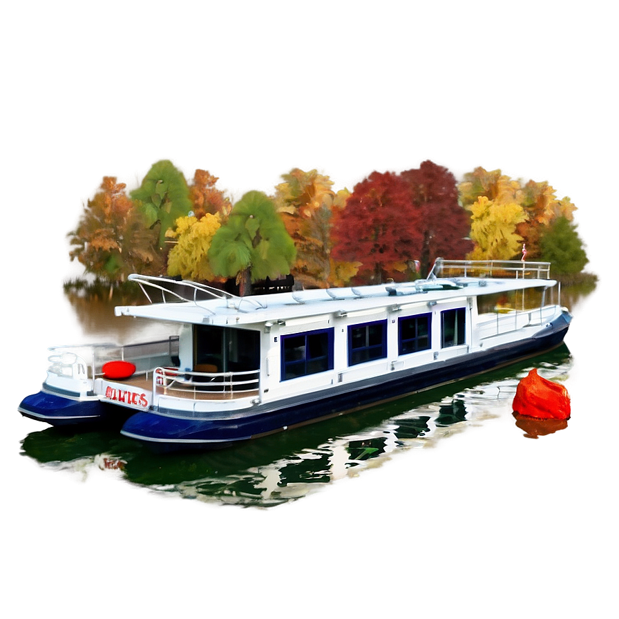 Autumn Scenery Pontoon Boat Tour Png 6