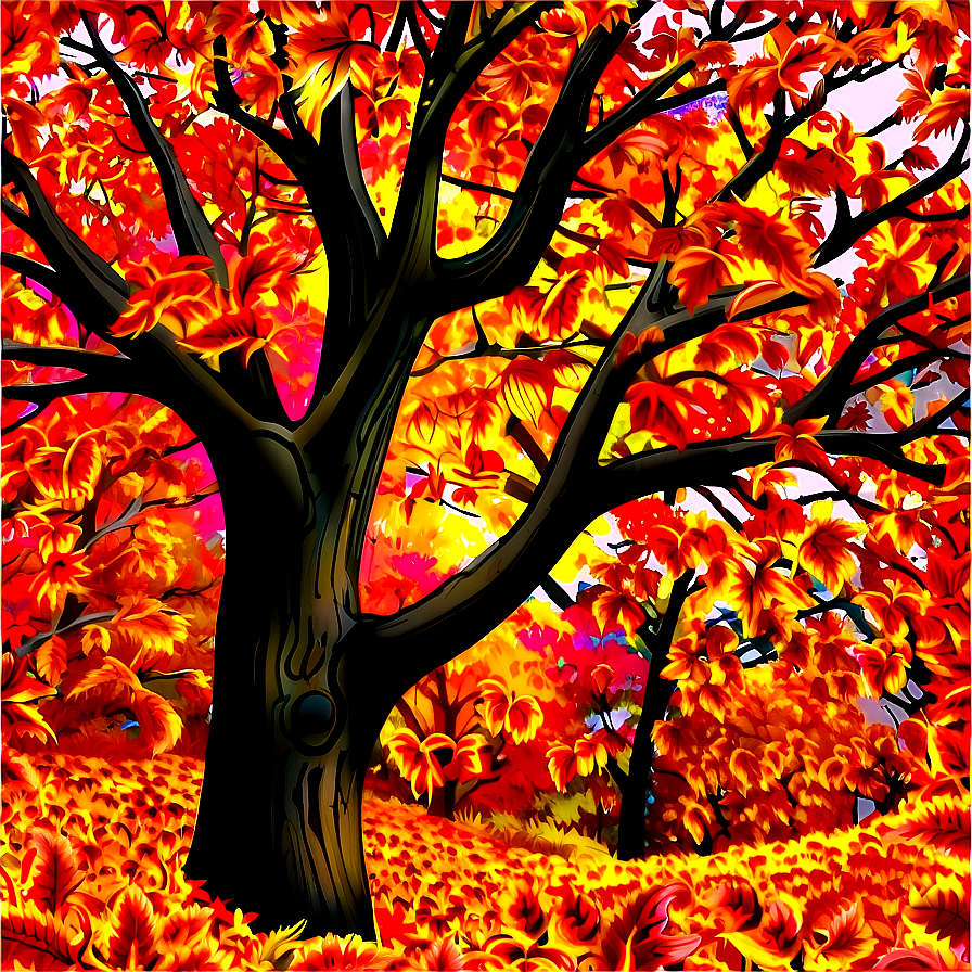 Autumn Tree Drawing Png Egs