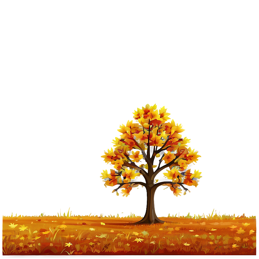 Autumn Tree Landscape Png 06122024