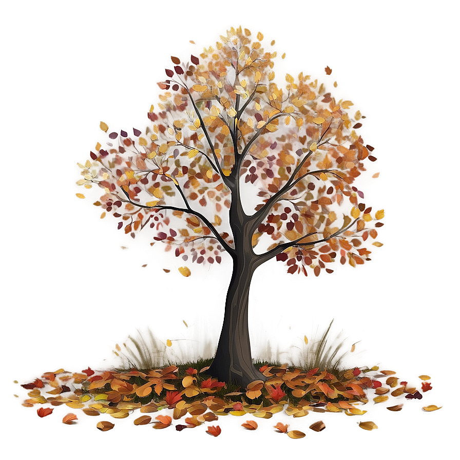 Autumn Tree Landscape Png Jay