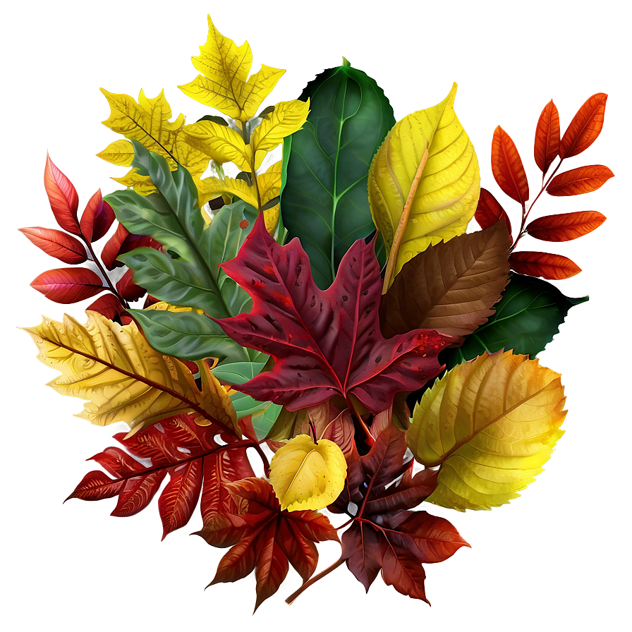 Autumnal Foliage Descent Png Wnm23