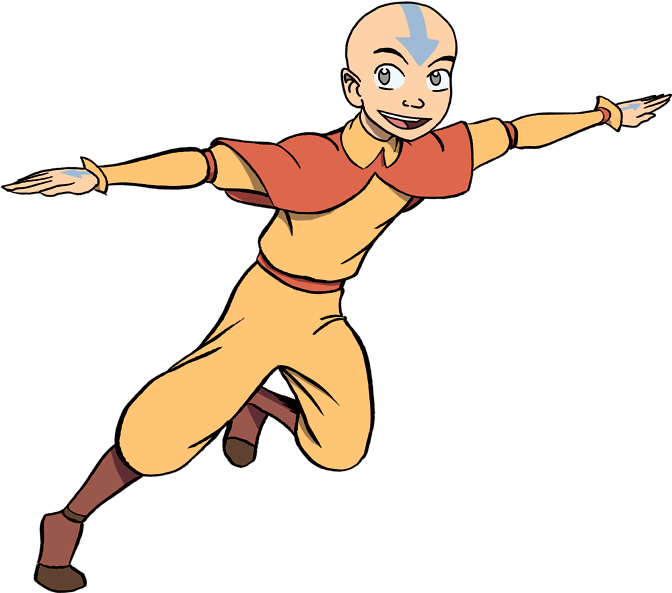 Avatar Aang Action Pose