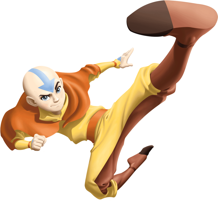 Avatar Aang Flying Action Pose