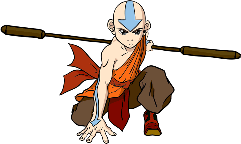 Avatar Aang With Staff