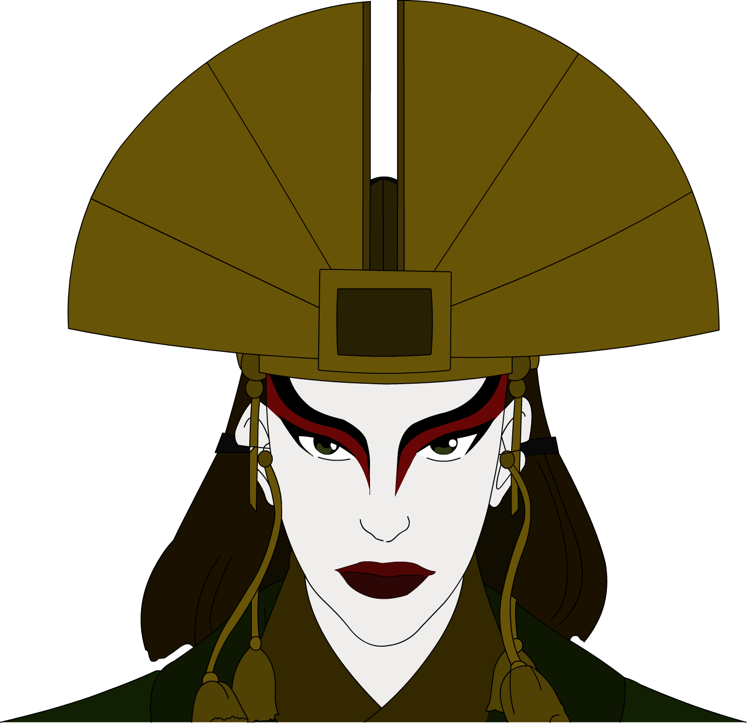 Avatar_ Kyoshi_ Warrior_ Portrait