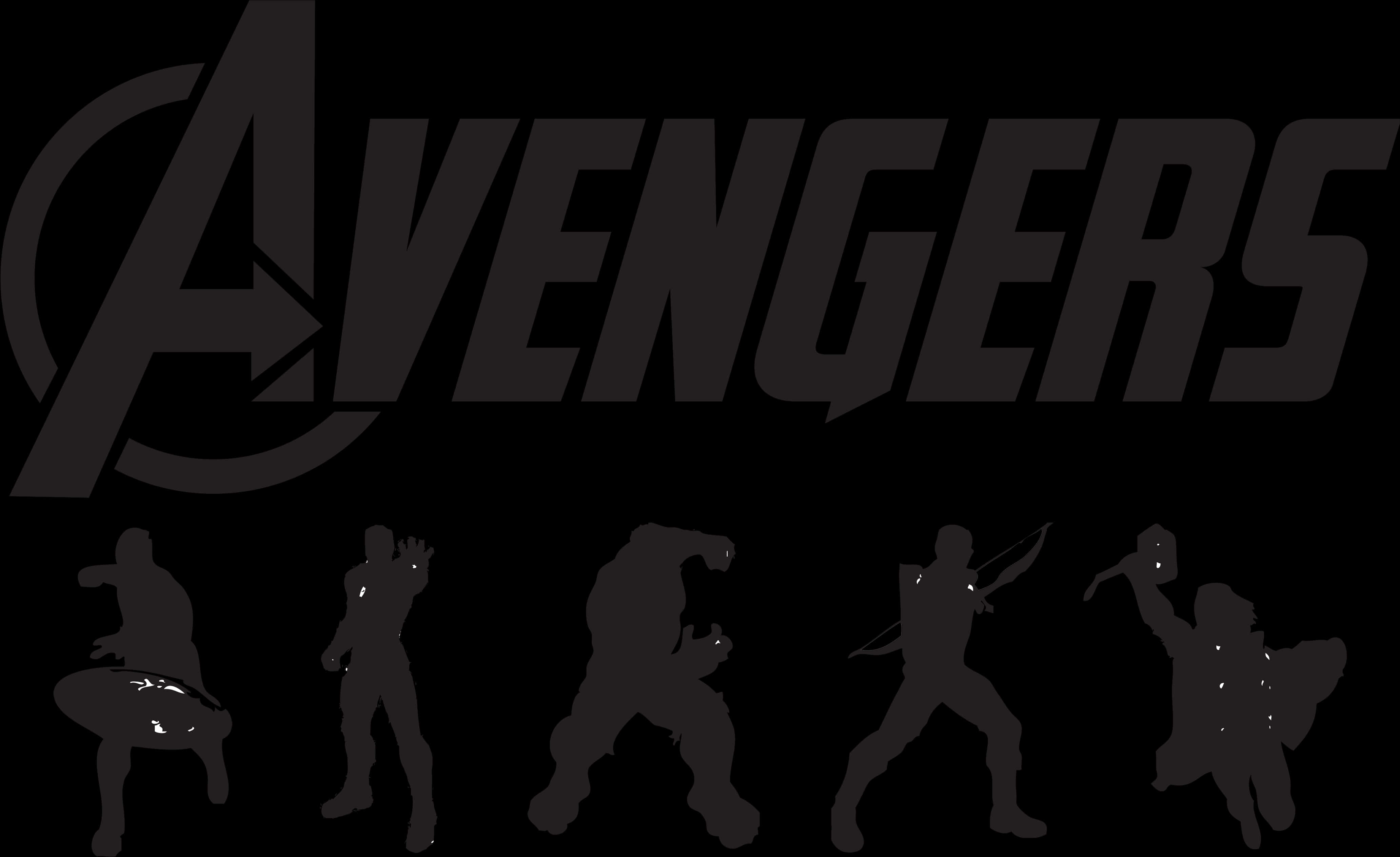 Avengers Silhouette Logo