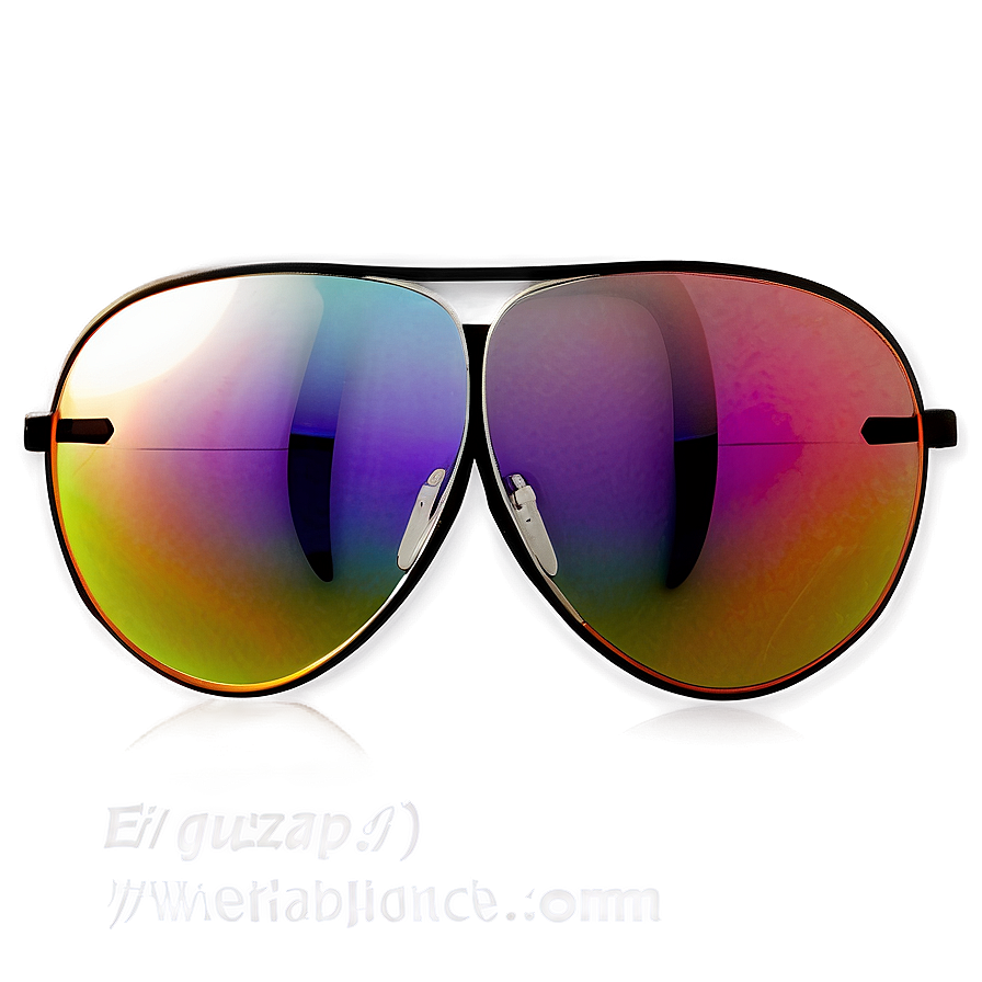 Aviators With Mirrored Lenses Png Qhu36