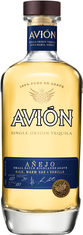 Avion Anejo Tequila Bottle