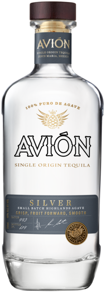 Avion Silver Tequila Bottle