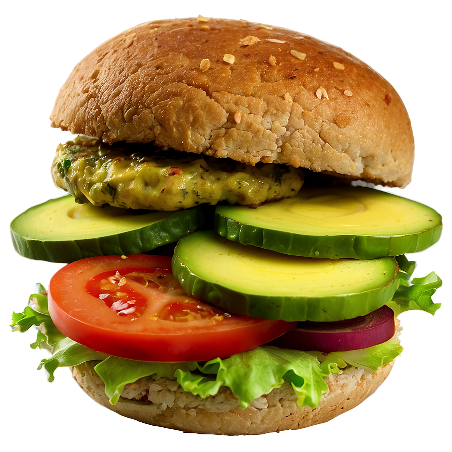 Avocado Turkey Burger Png 05242024