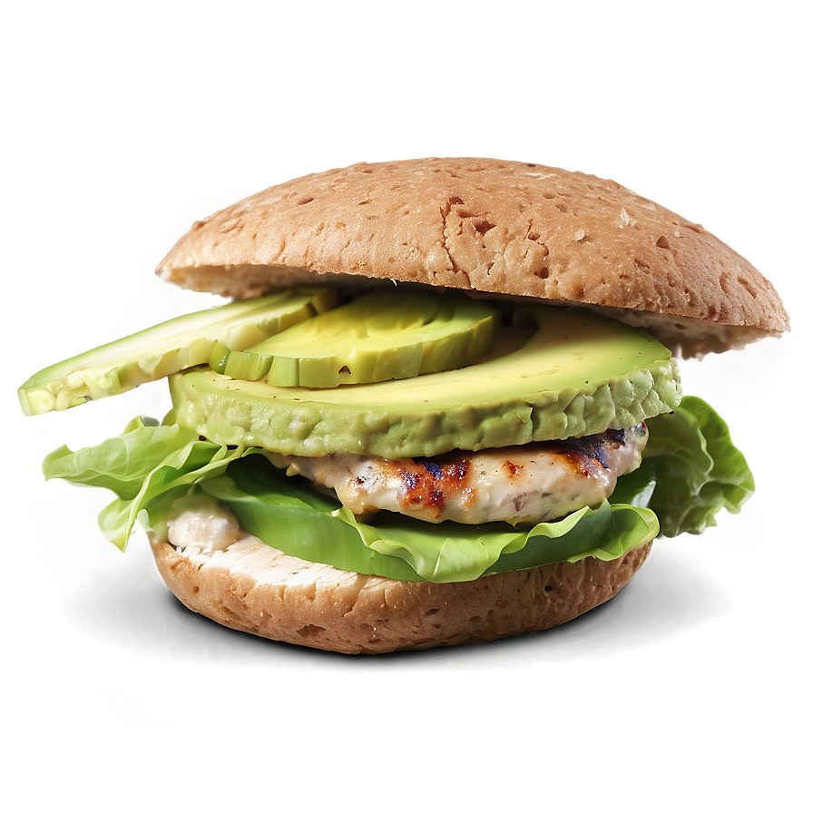 Avocado Turkey Burger Png Vyt