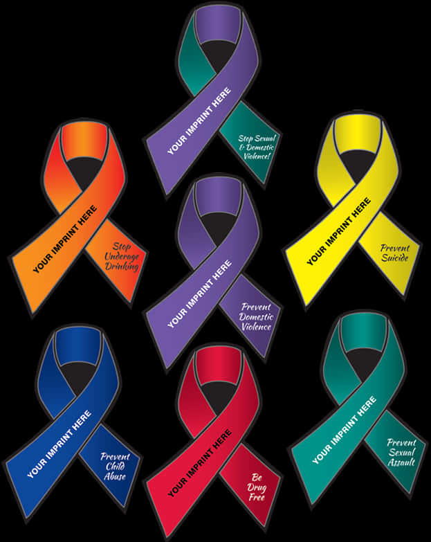 Awareness Ribbons Customizable Template