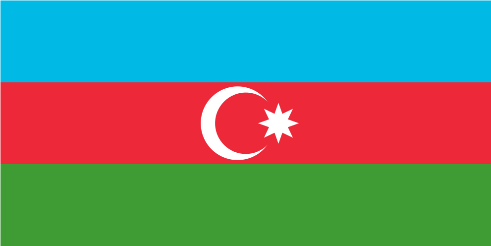 Azerbaijan National Flag