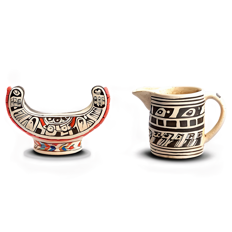 Aztec Pottery Png Old