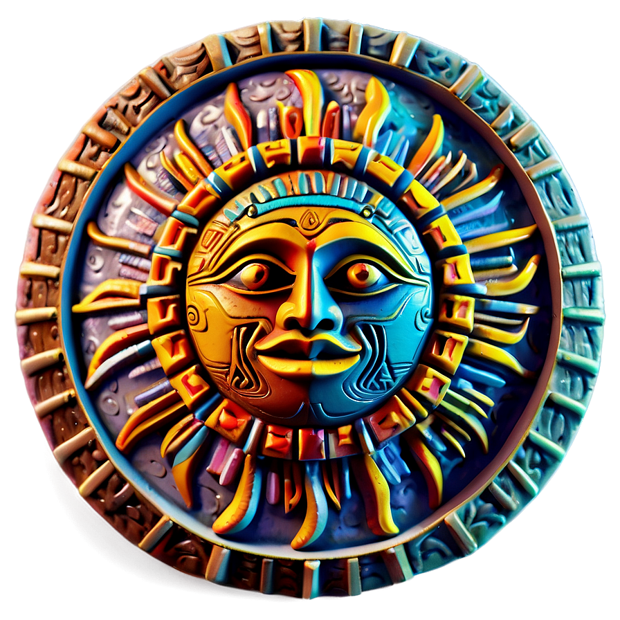 Aztec Sun Stone Png 06202024