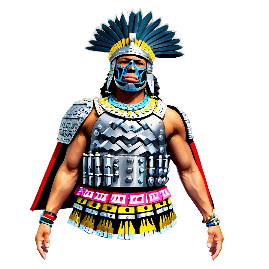 Aztec Warrior In Full Armor Png Ufa81