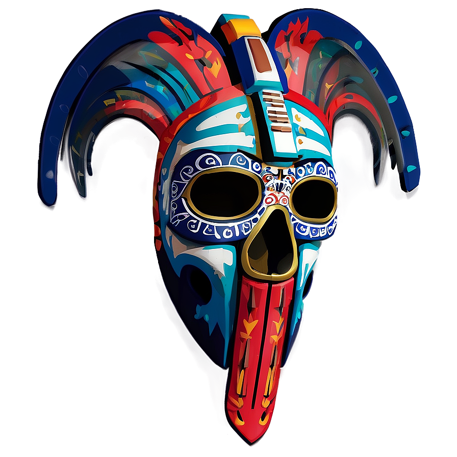 Aztec Warrior Skull Mask Png Dlc96