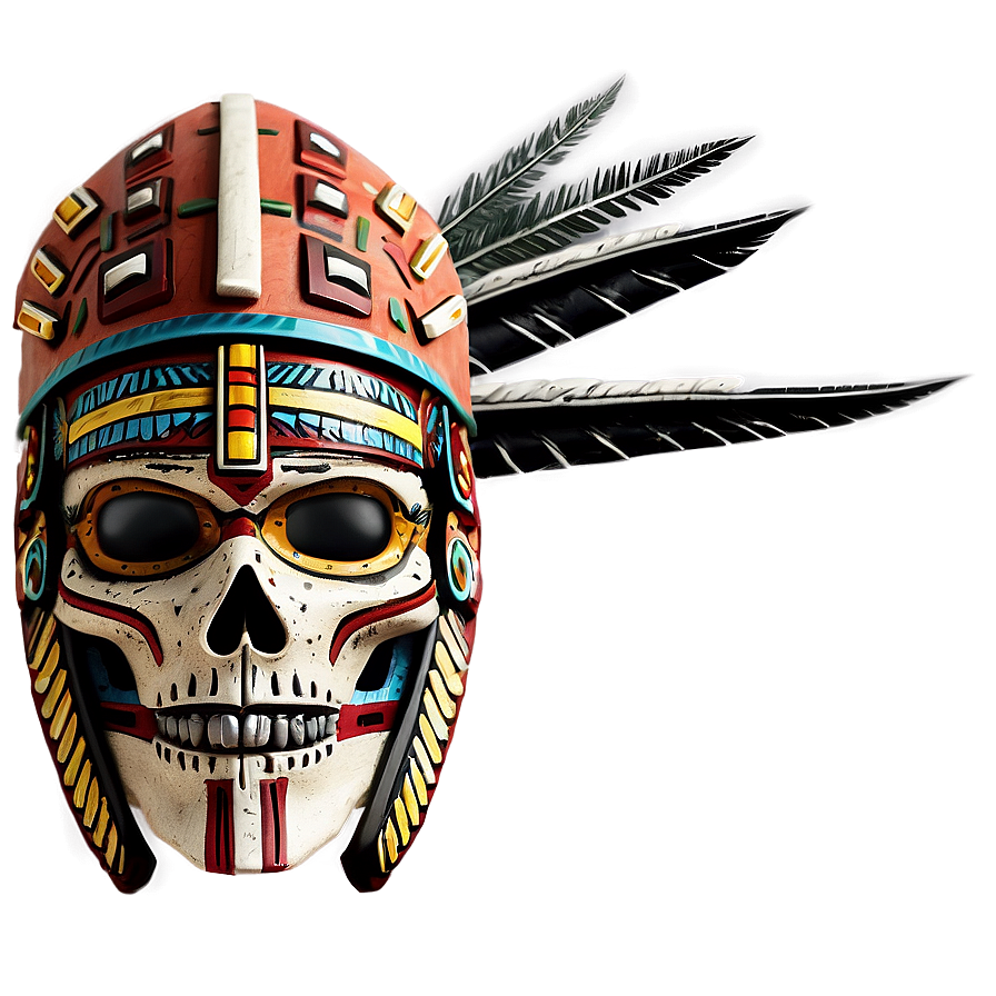 Aztec Warrior Skull Mask Png Vsf21