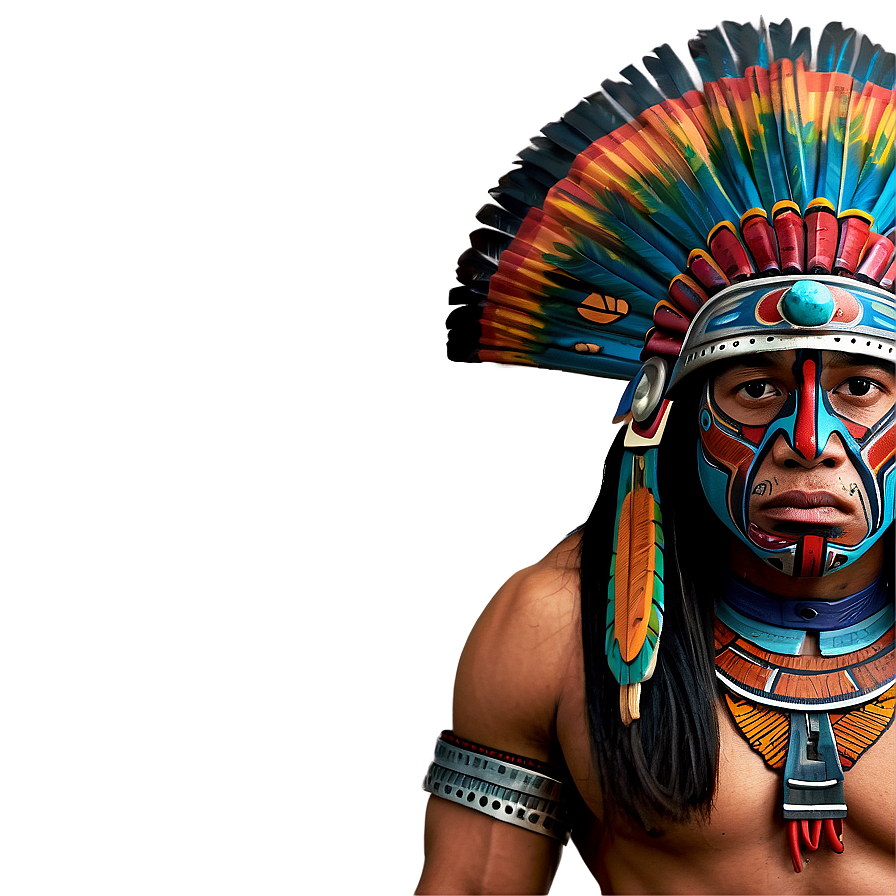 Aztec Warrior Tattoo Art Png Mur