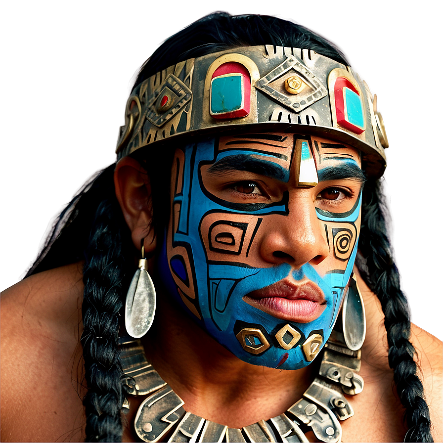 Aztec Warrior Tattoo Art Png Yvp