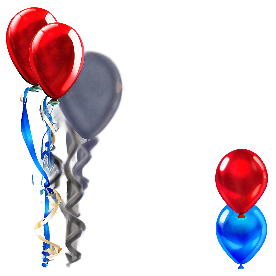 Azure Blue Balloons Png 86