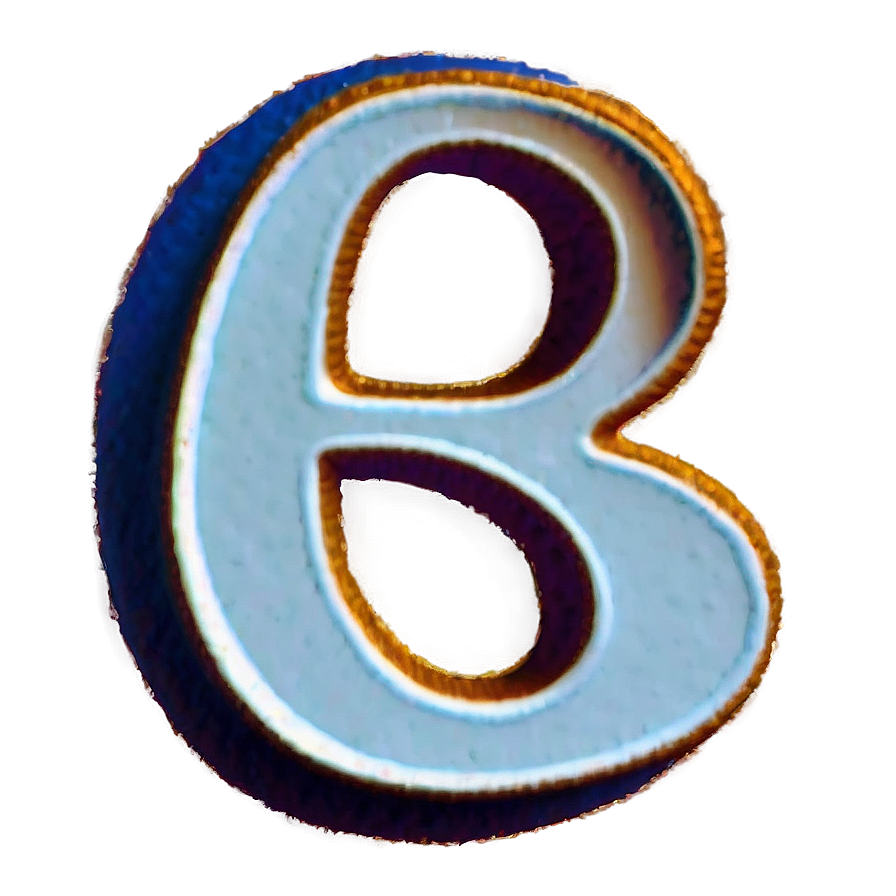 B In Script Style Png Dev89