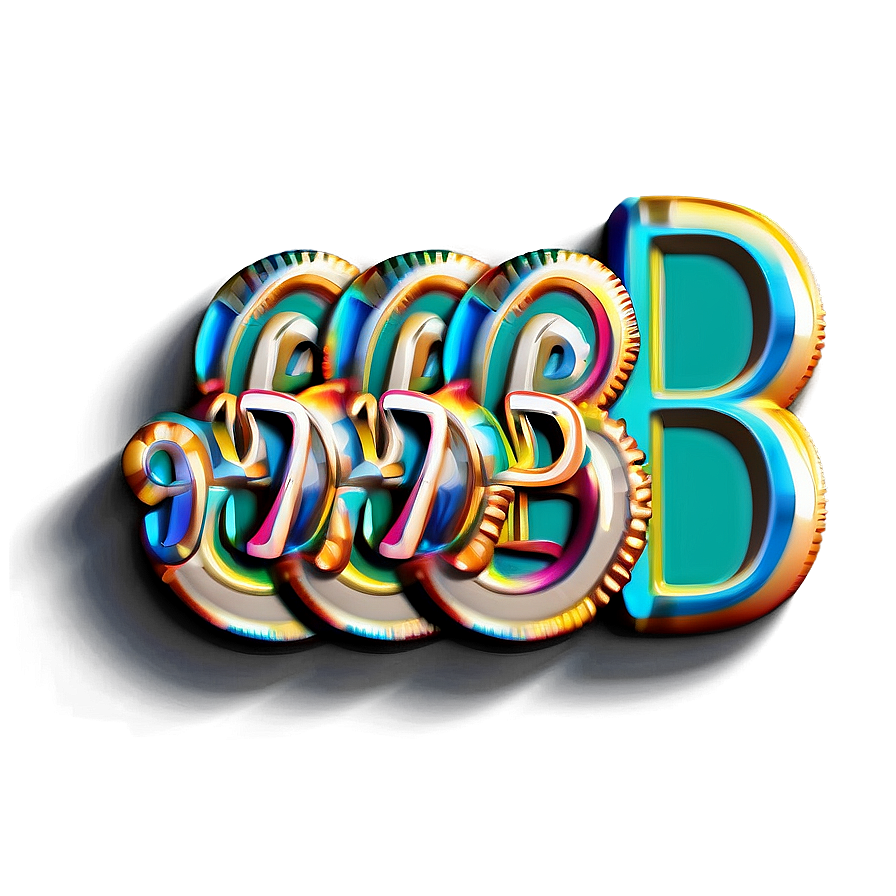 B Letter Badge Png 13