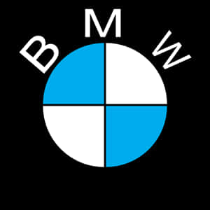 B M W Logo Black Blue White