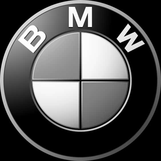 B M W Logo Blackand White