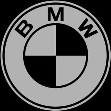 B M W Logo Blackand White