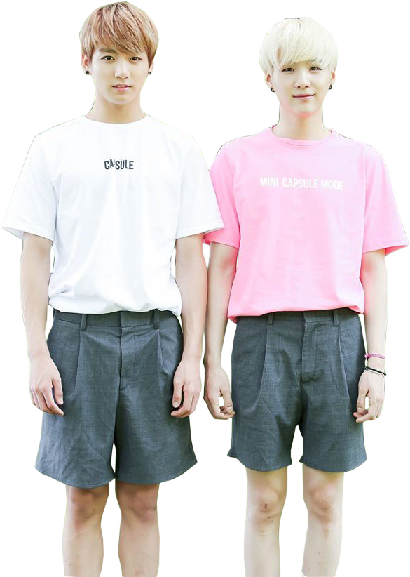 B T S Jungkookand Suga Casual Outfits