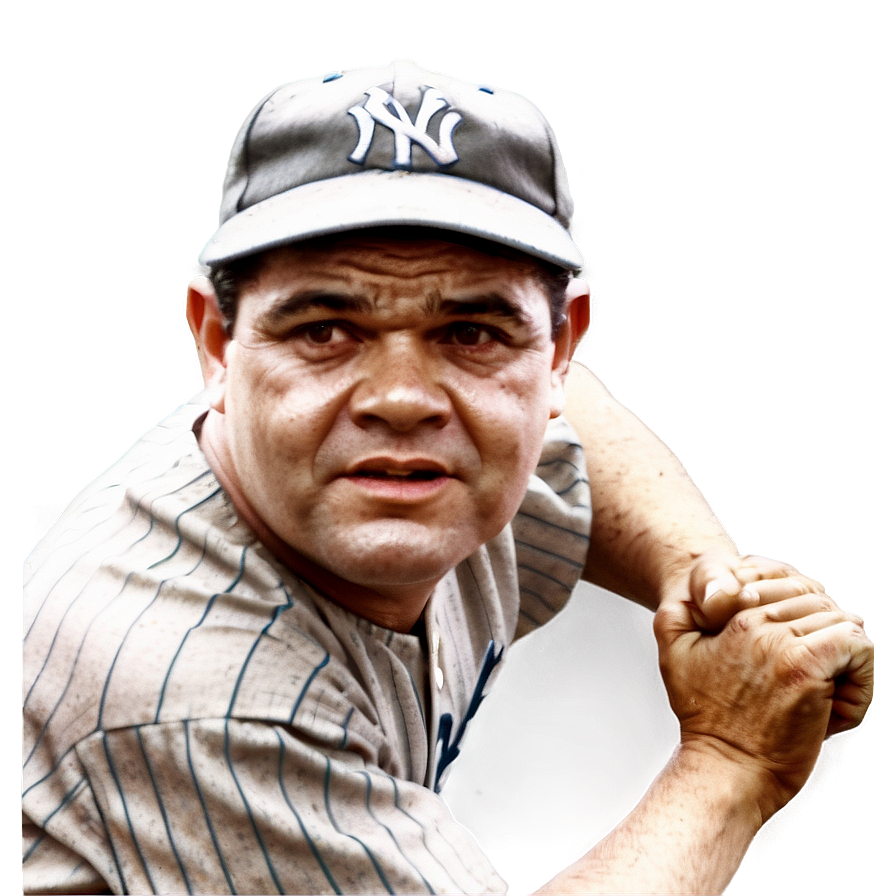 Babe Ruth In Action Png 21