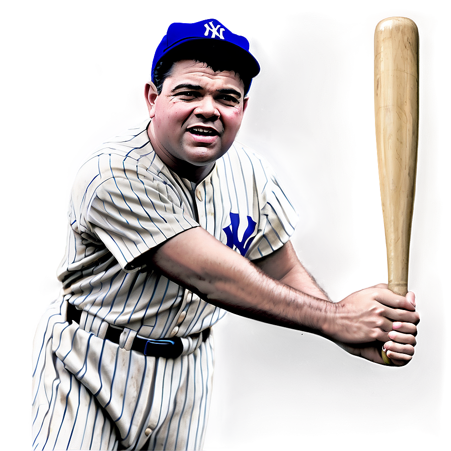 Babe Ruth Record Breaker Png 06242024