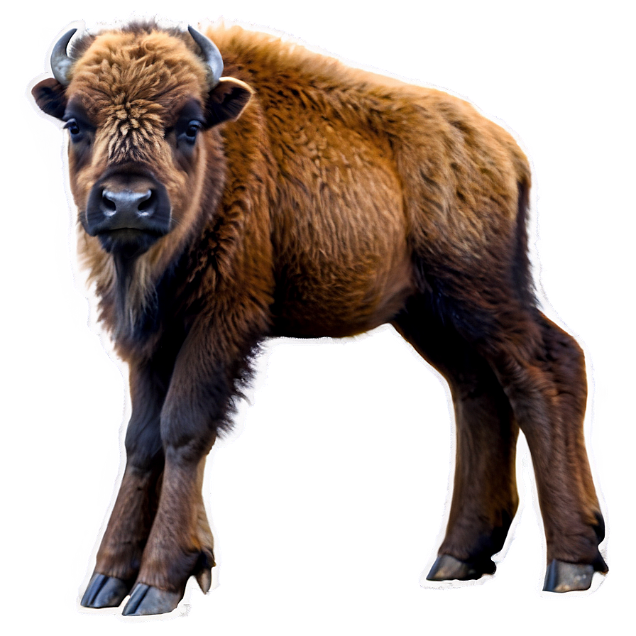 Baby Bison Calf Png 06112024