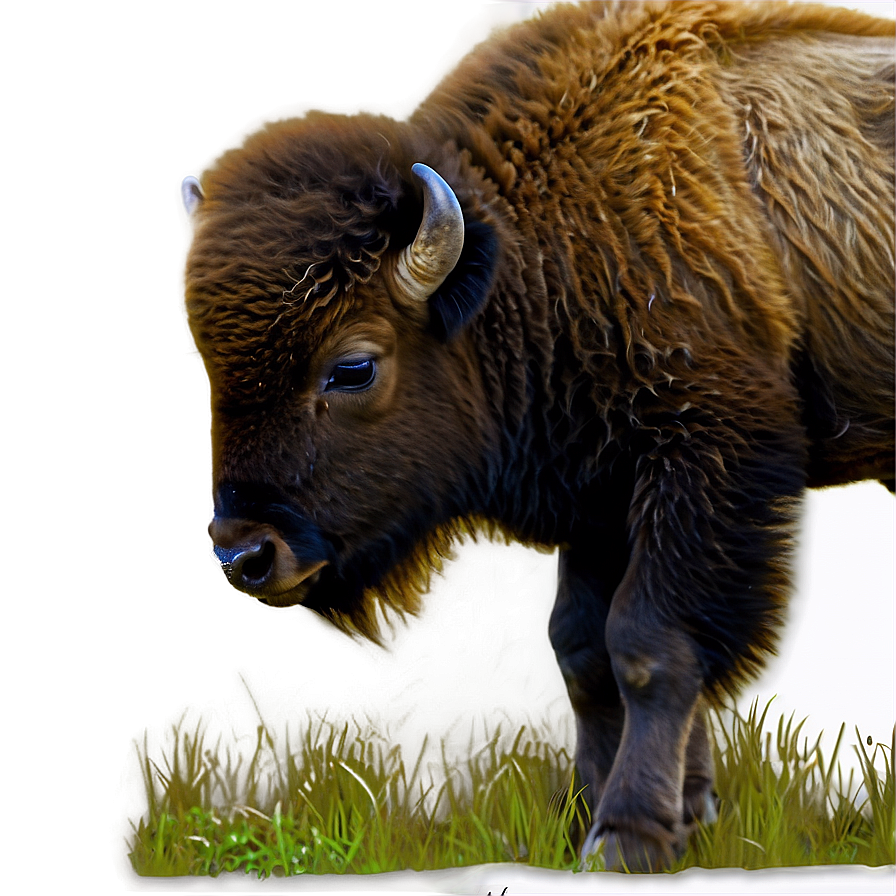 Baby Bison Calf Png 10