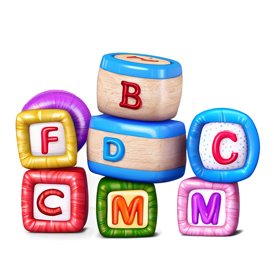 Baby Blocks Alphabet Png Aob