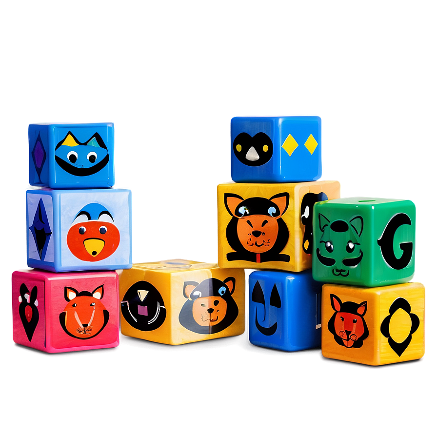 Baby Blocks With Animals Png 06212024