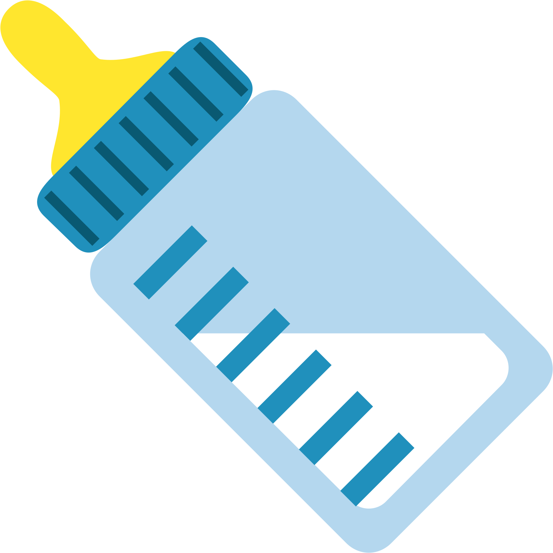 Baby Bottle Icon Vector