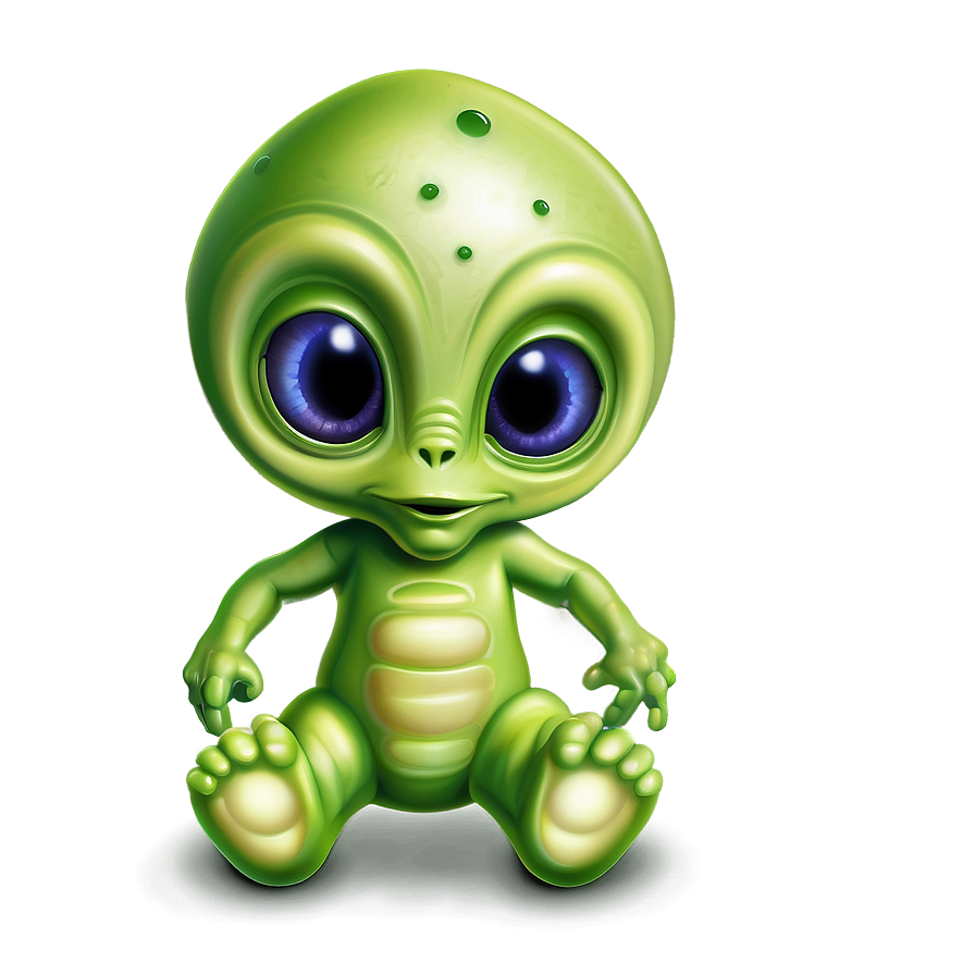 Baby Cartoon Alien Png Ink60