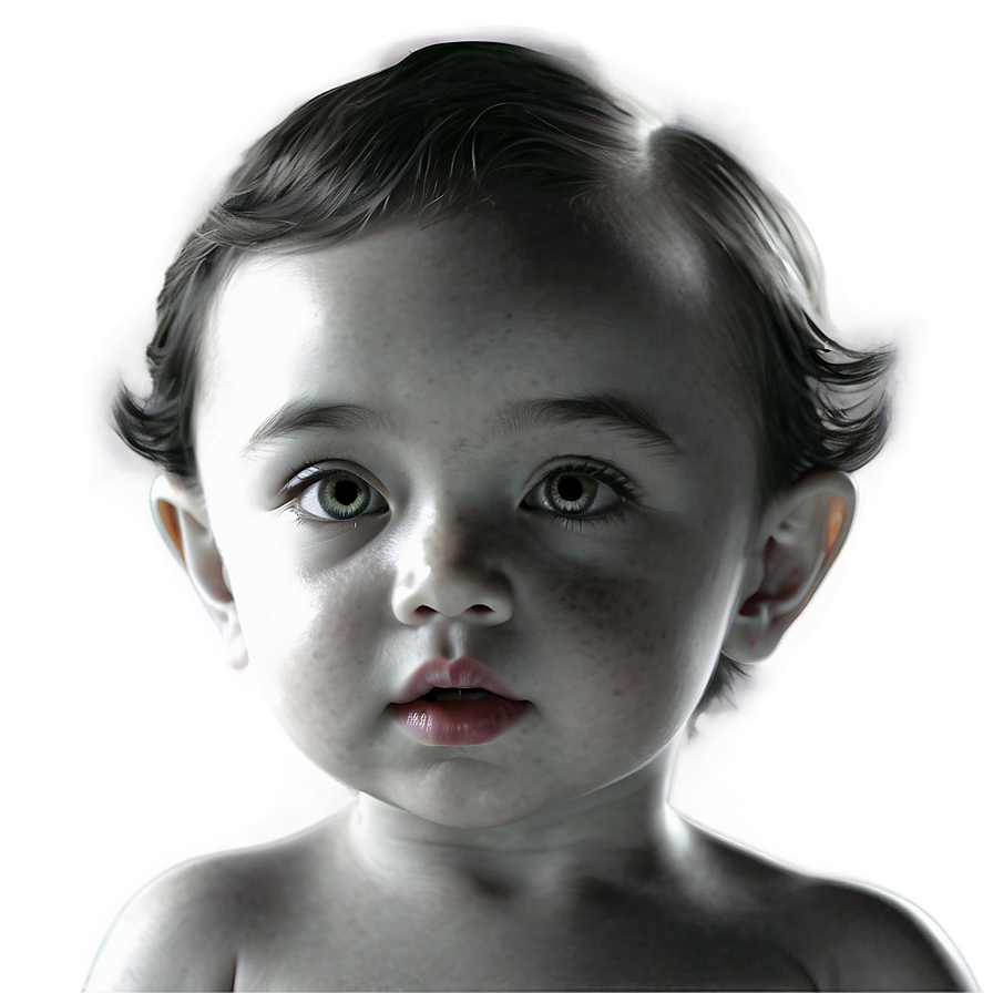 Baby Face Outline Png Dsp