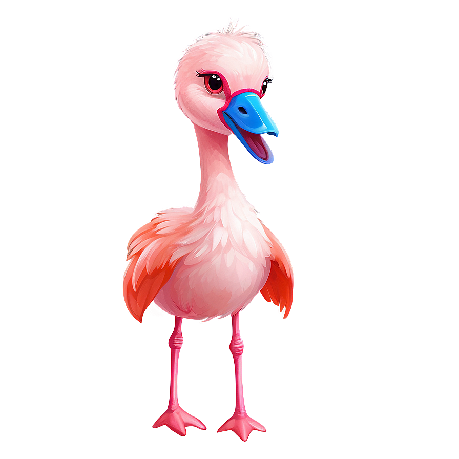 Baby Flamingo Cute Png Sil85