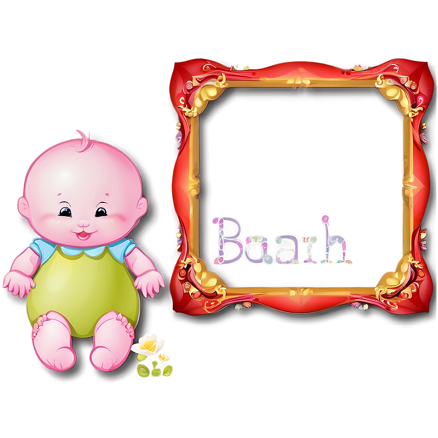 Baby Frame Design Png Fsi25