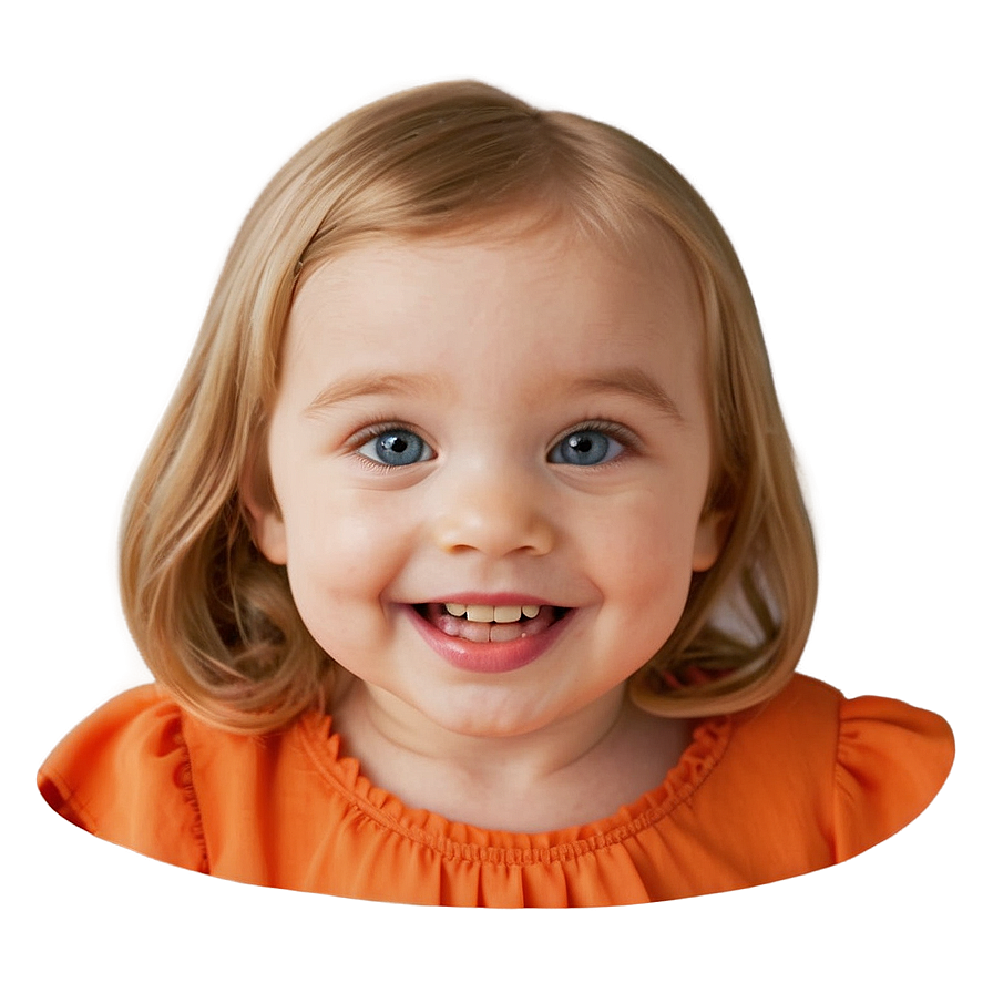 Baby Girl First Tooth Smile Png 37