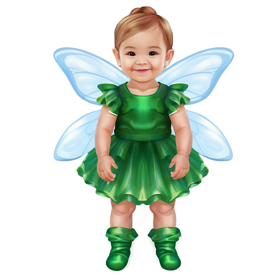 Baby Girl In Fairy Costume Png 06122024