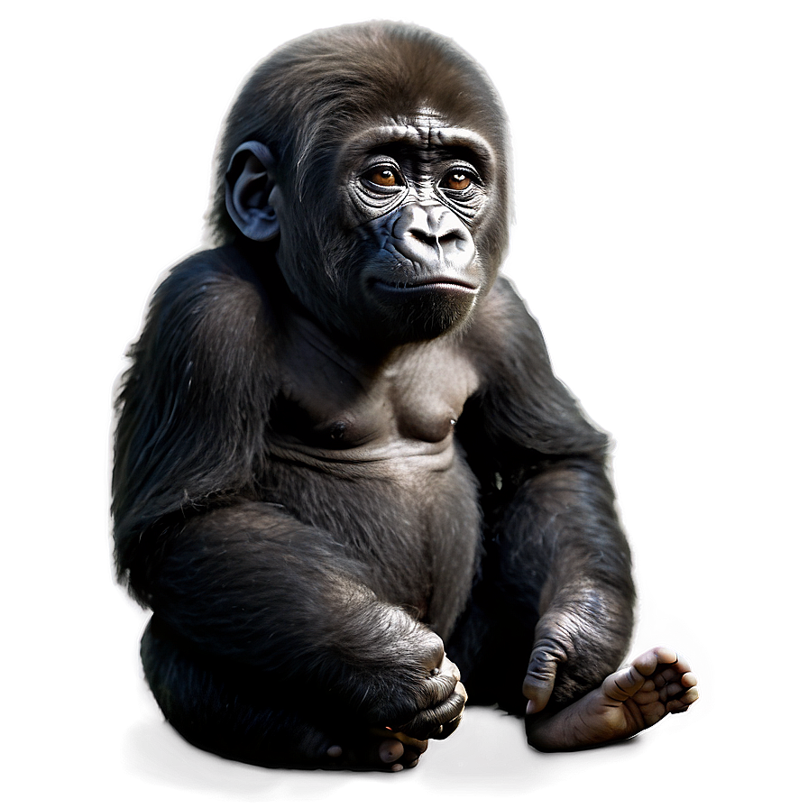 Baby Gorilla Cute Png 80