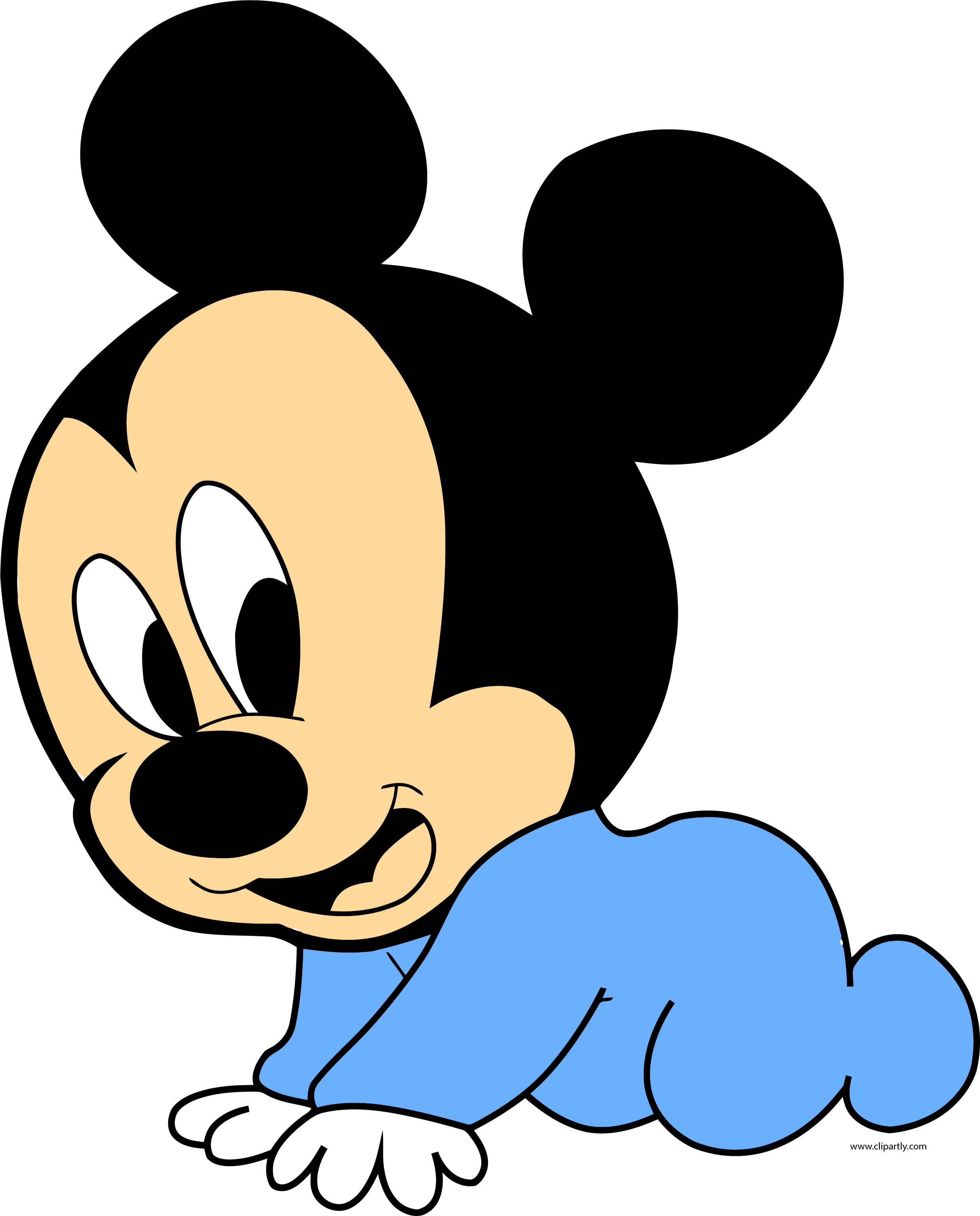 Baby Mickey Crawling Cartoon