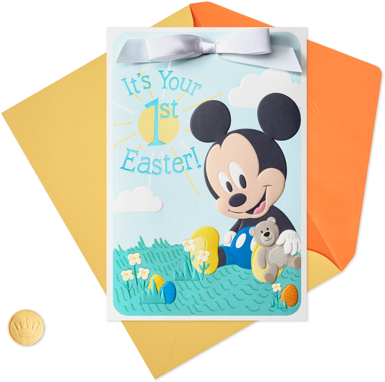 Baby Mickey First Easter Greeting Card