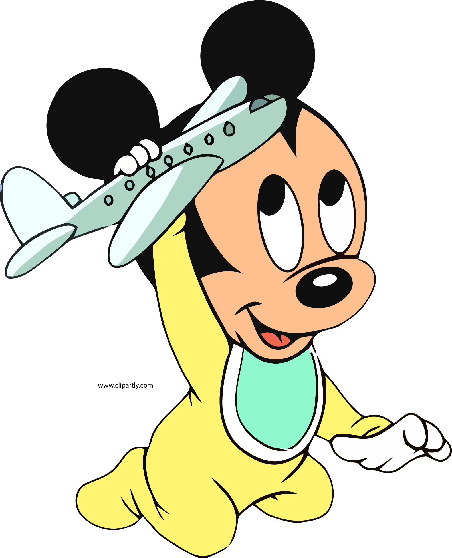 Baby Mickey Playing Pilot